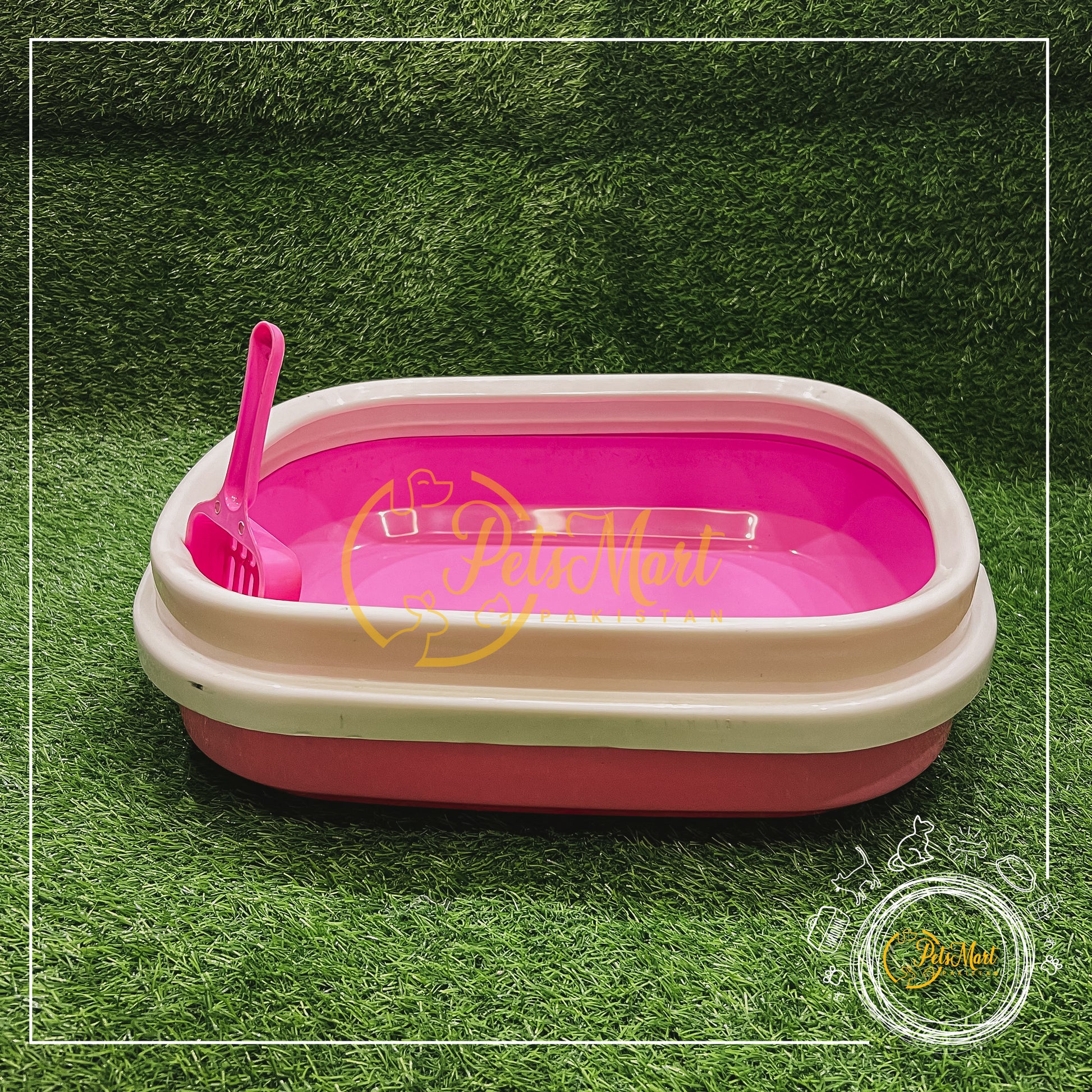 Large Litter Tray with Scoop - Pets Mart Pakistan