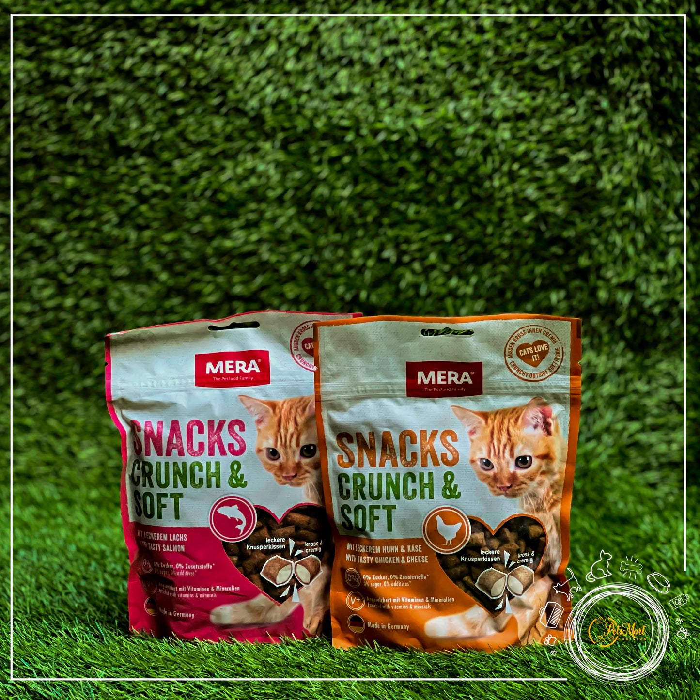 Mera Snacks Crunch & Soft Dry Treats in 400g - Pets Mart Pakistan