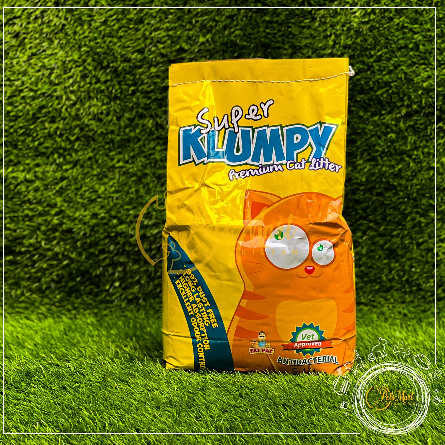 Super Klumpy Cat/Kitten (Local) Litter in 5Kgs & 16Kgs Packing Size - Pets Mart Pakistan