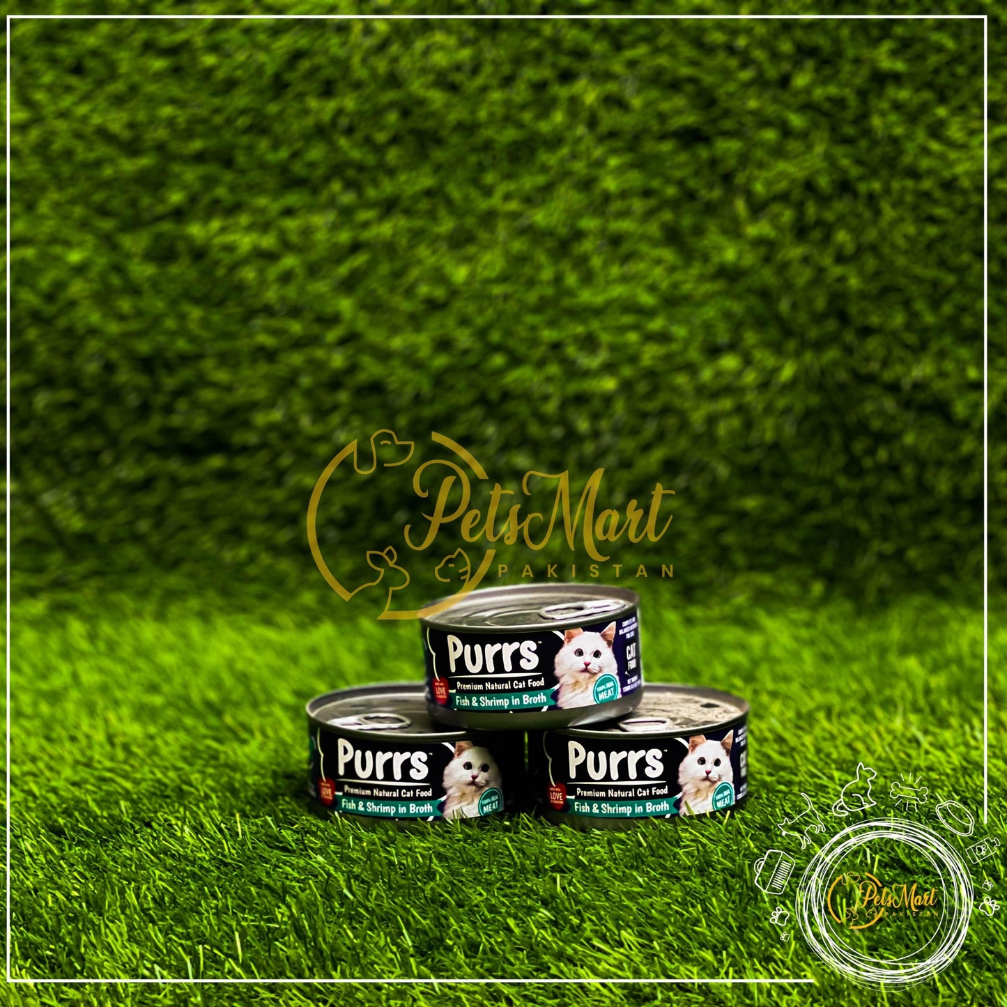 Purrs Cat/Kitten Wet Food Tin in Four Different Flavors - Pets Mart Pakistan