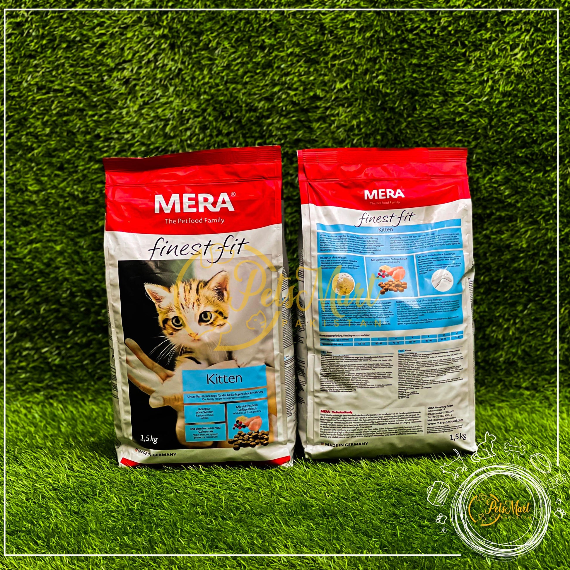 Mera Finest Fit Kitten Dry Food in Four Packing Sizes - Pets Mart Pakistan