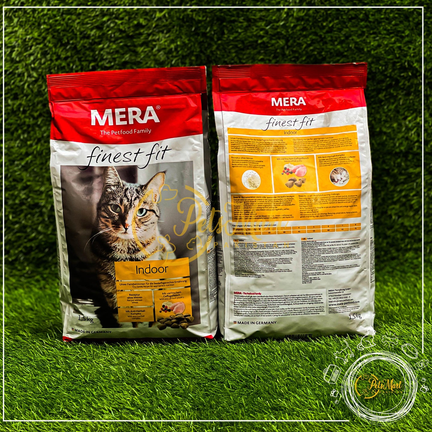 Mera Finest Fit Indoor Adult Dry Cat Food in Four Packing Sizes - Pets Mart Pakistan