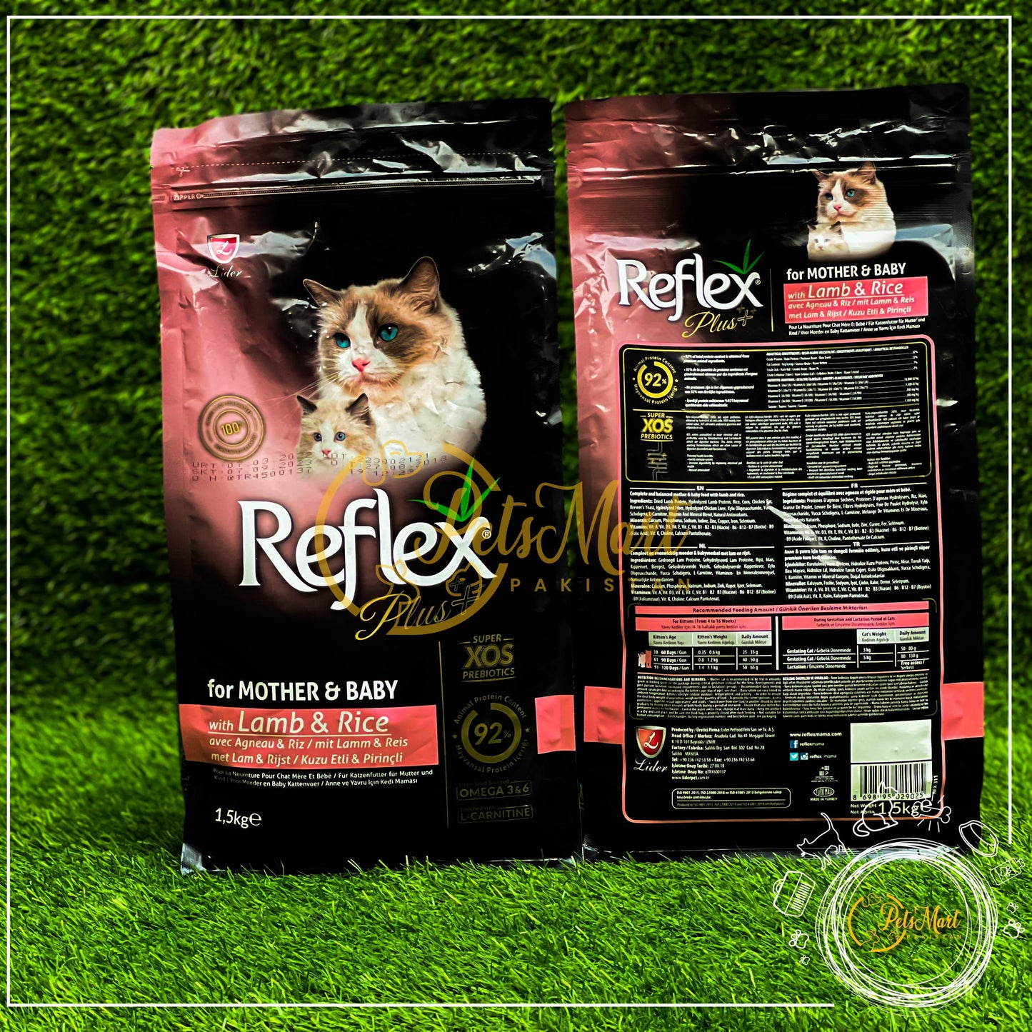 Reflex Plus Mother & Baby Dry Food in Lamb & Rice - Pets Mart Pakistan