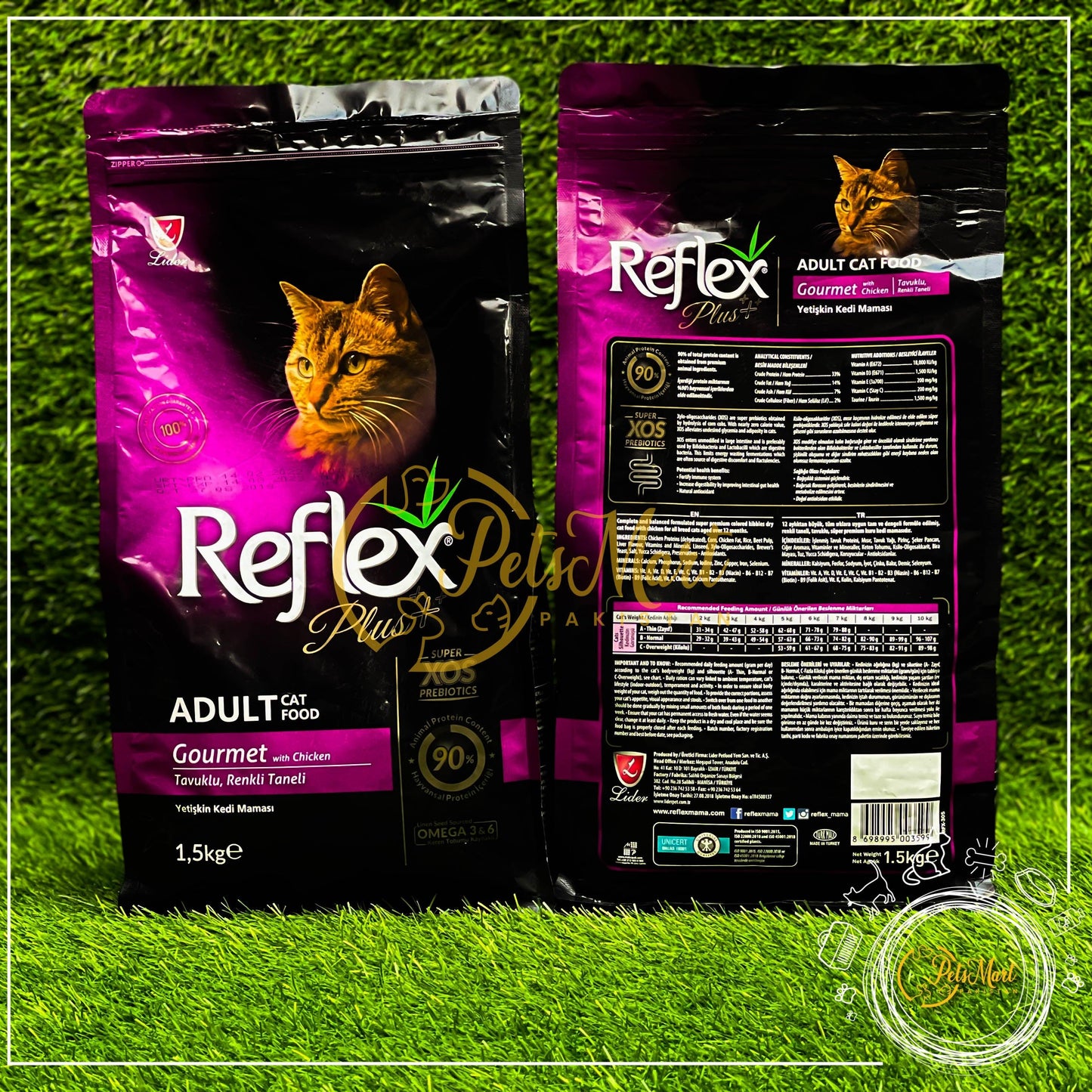 Reflex Plus Gourmet Adult Cat Dry Food - Pets Mart Pakistan