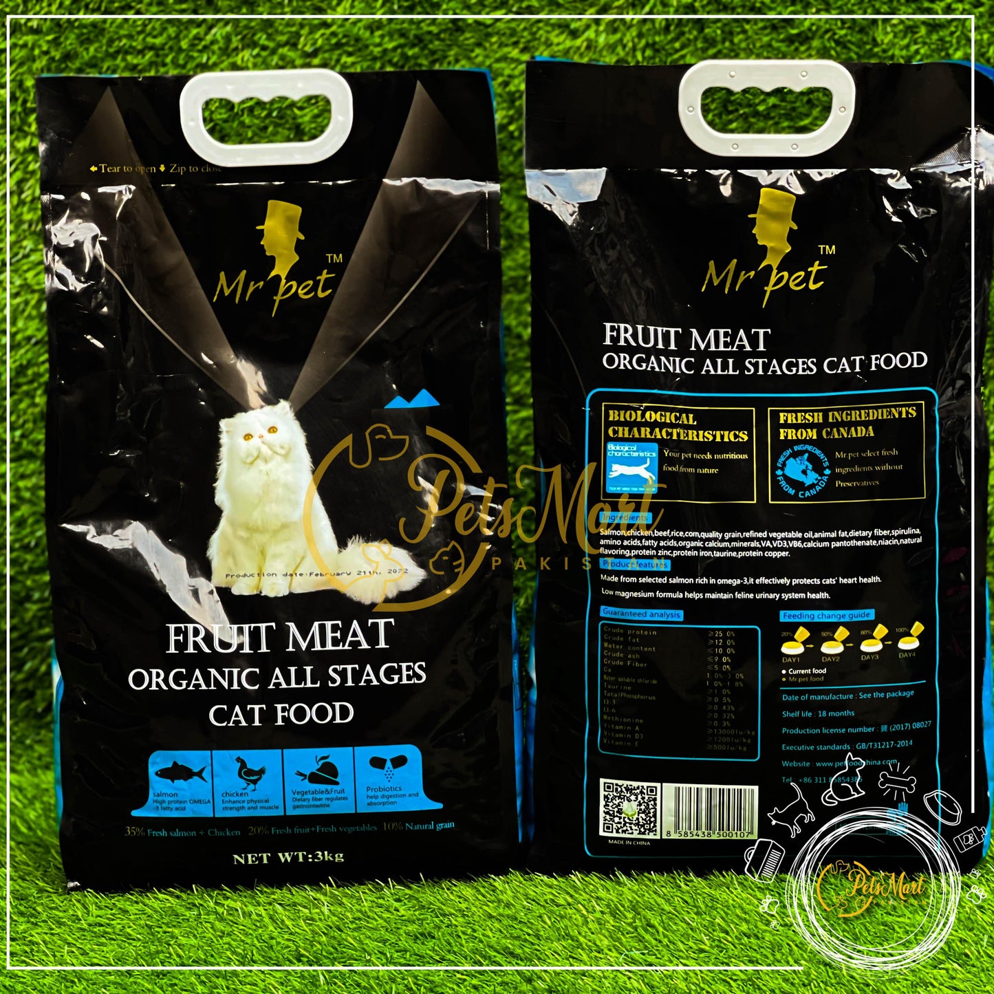 Mr.Pet All Stage Cat Dry Food in Five Packing Sizes - Pets Mart Pakistan