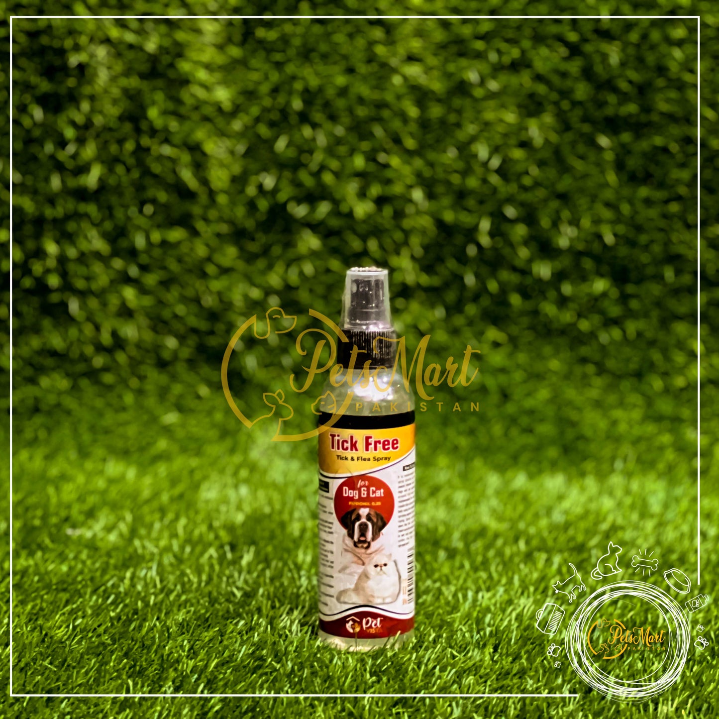 Pet Vista Ticks & Fleas Spray - Pets Mart Pakistan