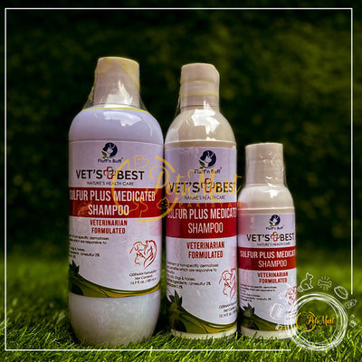 Fluff & Buff Sulphur Plus Medicated Shampoo - Effective Parasite Control | Pets Mart Pakistan - Pets Mart Pakistan
