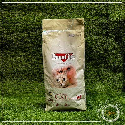Bonacibo Adult Dry Cat Food with Chicken Anchovy & Rice - Pets Mart Pakistan