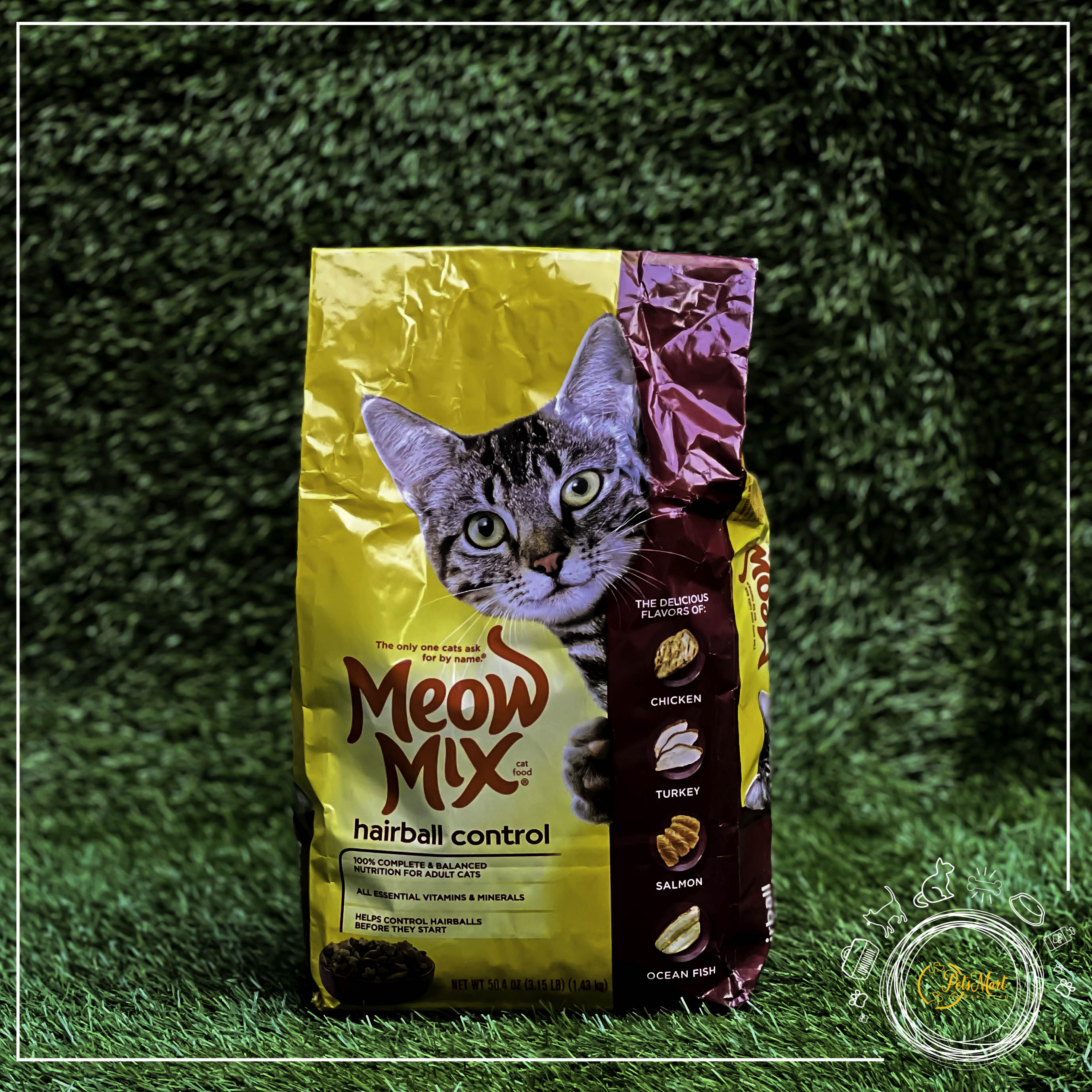 Meow mix hairball control best sale