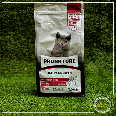 Pronature Daily Growth with Chicken & Rice Dry Kitten Food - Pets Mart Pakistan