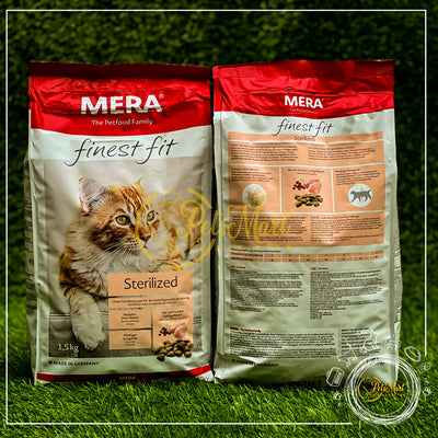 Mera Finest Fit Sterilized Dry Adult Cat Food - Pets Mart Pakistan