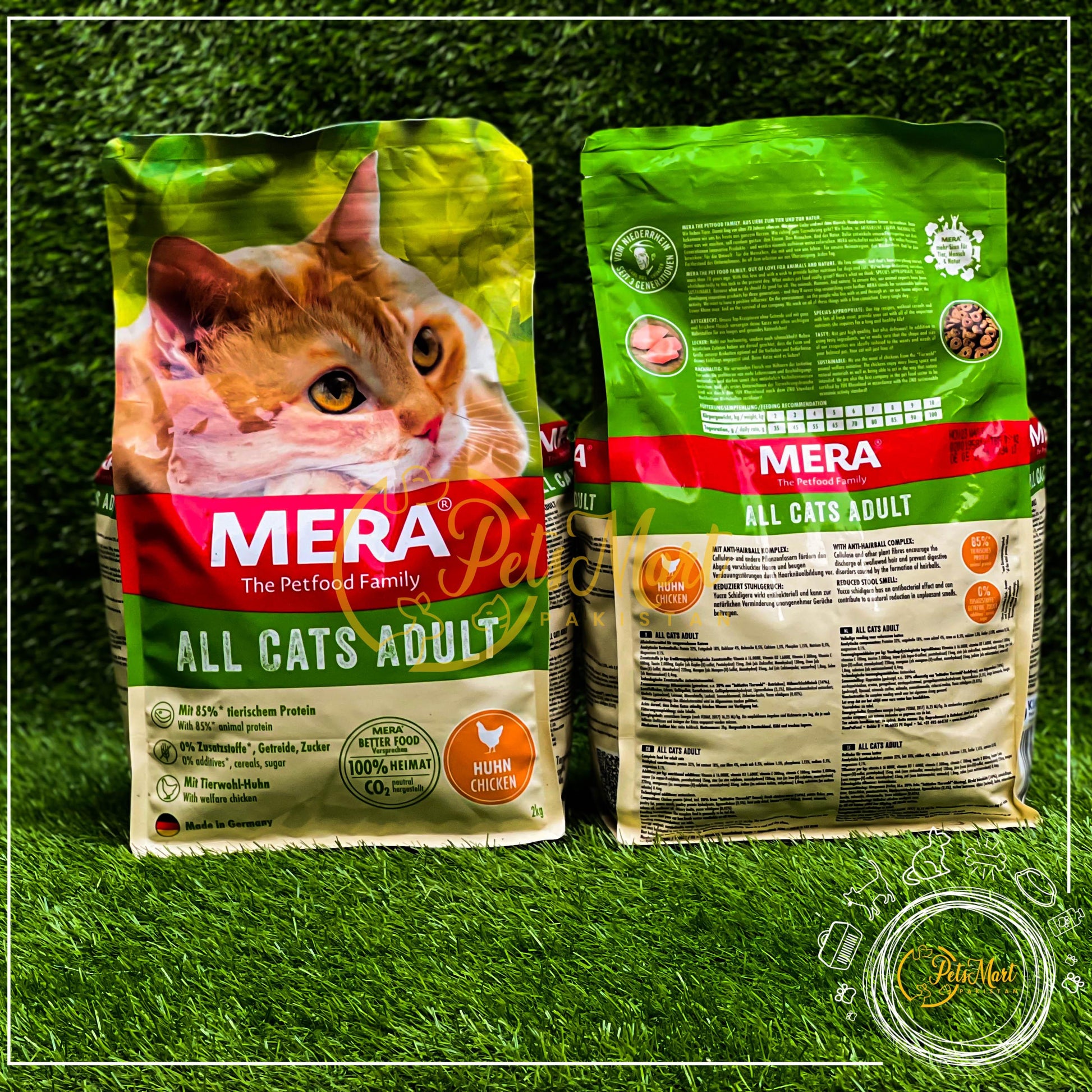 Mera Grain Free Adult Cat Dry Food in Three Packing Sizes