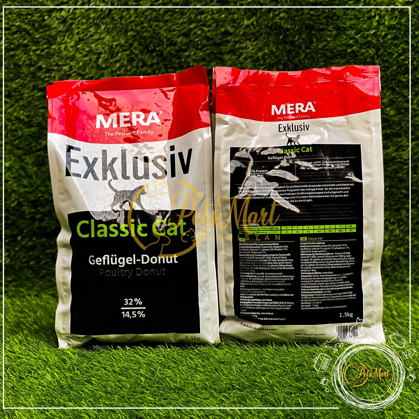 Mera Classic Cat/Kitten Dry Food in Three Packing Sizes - Pets Mart Pakistan