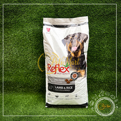 Reflex Adult Dog Food Lamb & Rice in 3kgs and 15Kgs - Pets Mart Pakistan